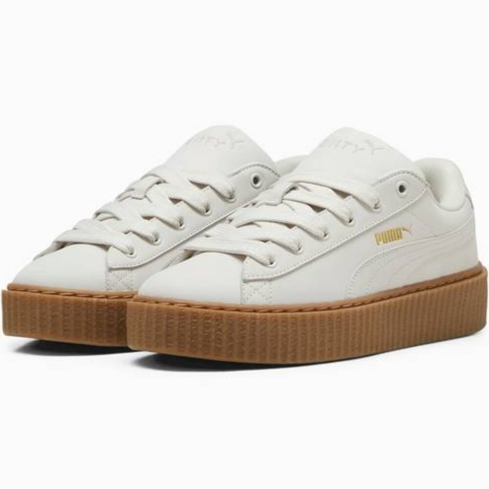 NEW PUMA x RIHANNA Fenty Creeper Fatty Women's Size 8 Leather Green Fog Low Top